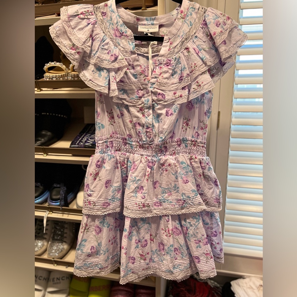 New! LoveShackFancy floral dress size Medium